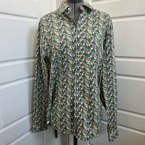 Trovata Valdir Long Sleeve Button Down Floral Size Large - Picture 1 of 7